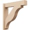 Ekena Millwork 5 1/2-in W x 24-in D x 24-in H Funston Block Rough Cedar Woodgrain TimberThane Outlooker, Primed Tan OUTUR055X24X24FST44RCPR - alternate 1